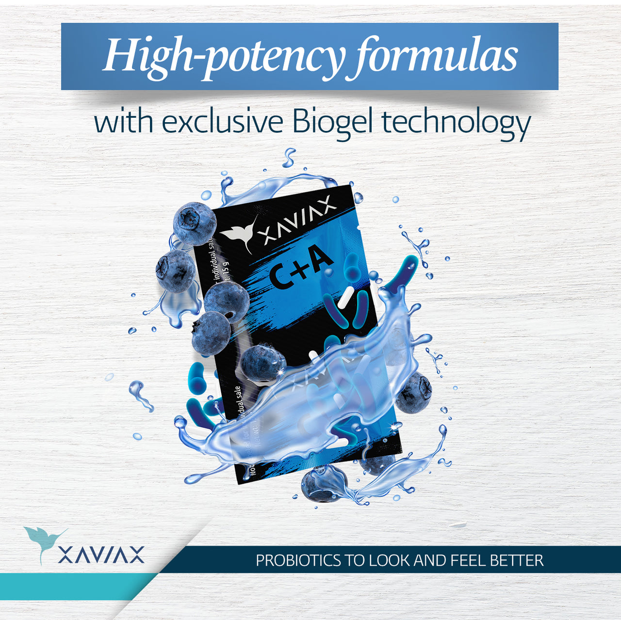c+a high potency formulas with exclusive biogel technology